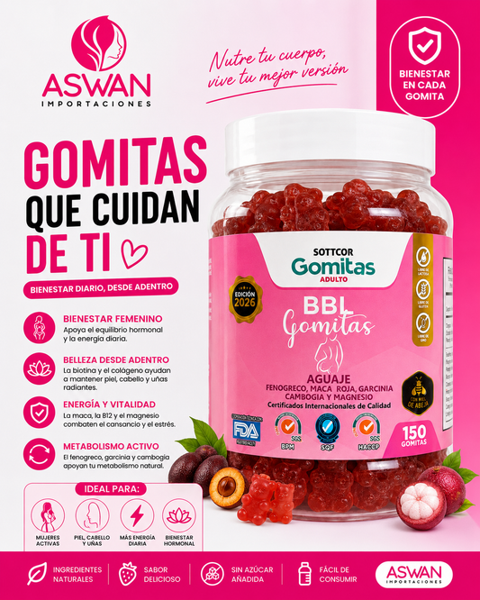 ❤️‍🔥GOMITAS ADULTO BBL - SOTTCOR, siente comoda y disfruta del bienestar femenino💖